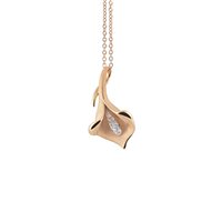 Pendente Annamaria Cammilli Donna Calla in Oro rosa Diamante 0.09 Ct GPE0197J - GPE0197J